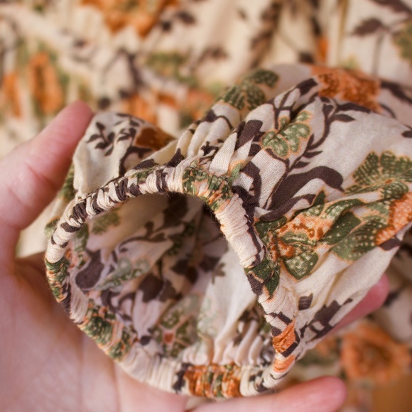 Juillet 100% Cotton Merritt Maxi Dress In Oona Sunflower Print Woman's Size M - Picture 5 of 17